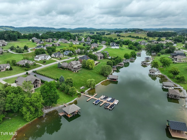 133 Christopher Way, Blountville, TN 37617 - aerial perspective of suburban area with a large body of water
