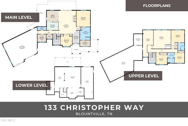 133 Christopher Way, Blountville, TN 37617 - home floor plan