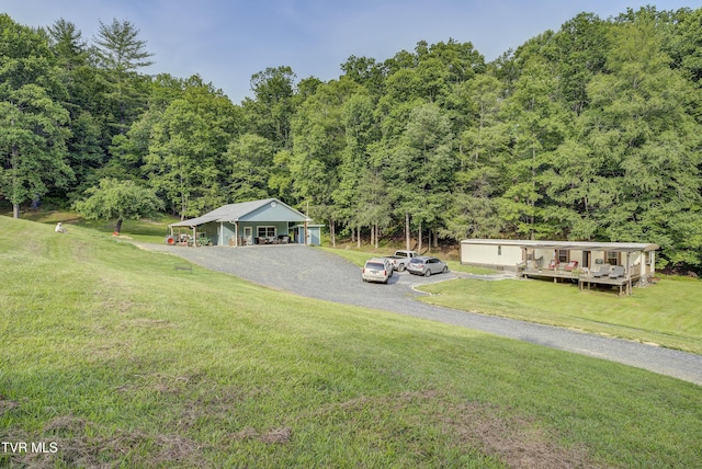 111 Jd Whitehead Rd, Roan Mountain, TN 37687 - view of subject property with a forest