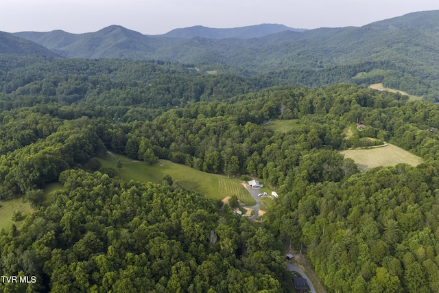 111 Jd Whitehead Rd, Roan Mountain, TN 37687 - aerial view of property's location featuring a heavily wooded area and mountains