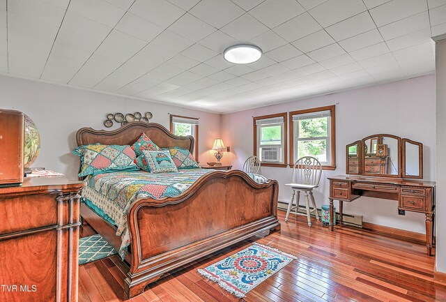 24483 Cave Creek Rd, Abingdon, VA 24211 - bedroom with a baseboard radiator and wood-type flooring