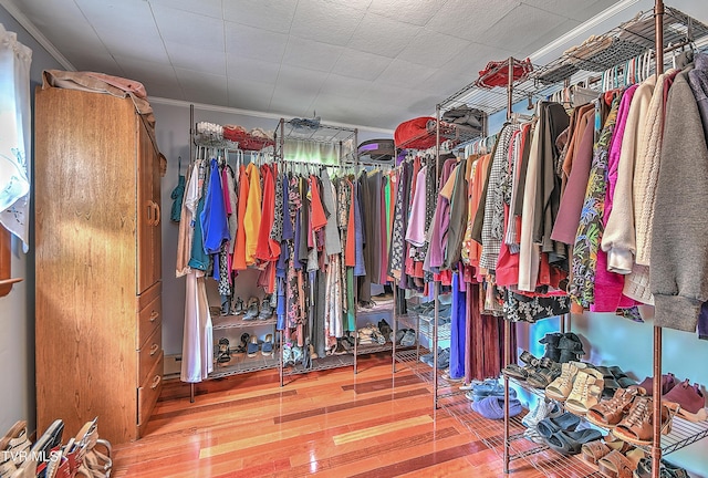 24483 Cave Creek Rd, Abingdon, VA 24211 - spacious closet featuring wood finished floors