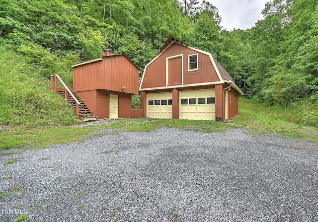 24483 Cave Creek Rd, Abingdon, VA 24211 - garage featuring a garage and a forest view