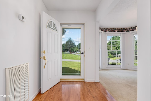 4006 Navaho Dr, Johnson City, TN 37604 - foyer with baseboards and light wood finished floors