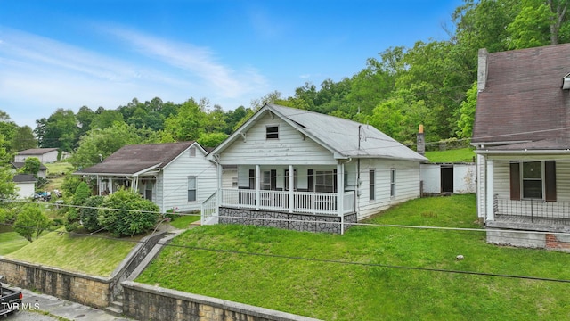 631 NE Meadow St, Coeburn, VA 24230 - view of front of property with covered porch
