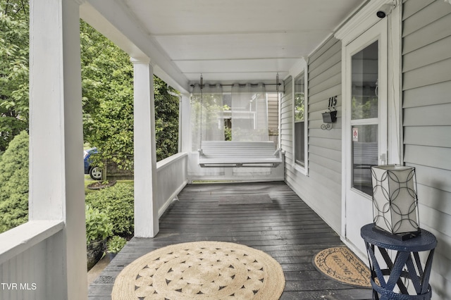 115 W Poplar St, Johnson City, TN 37604 - view of wooden porch