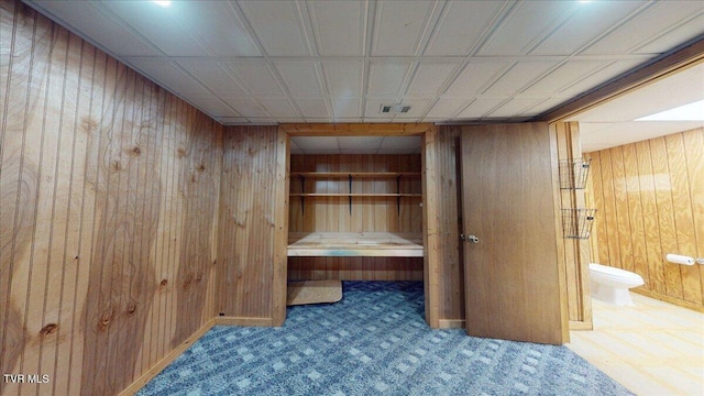209 Brystone Dr, Gray, TN 37615 - relaxing sauna / steam room with wooden walls and carpet floors