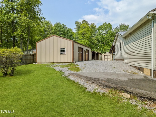 9266 Forest Rd, Coeburn, VA 24230 - view of yard featuring an outbuilding and a detached garage