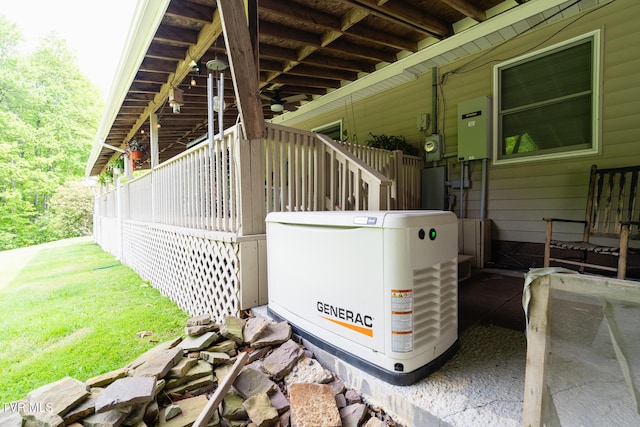9266 Forest Rd, Coeburn, VA 24230 - exterior view of a power unit and electric meter