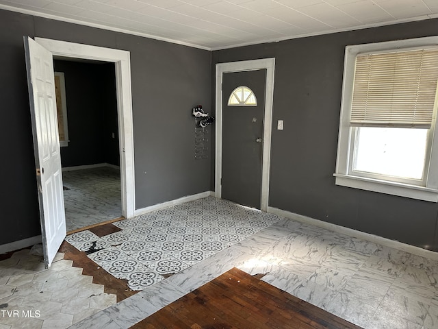 276 Spurgeon Ln, Bristol, VA 24201 - entryway featuring crown molding and baseboards