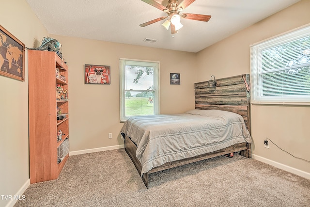 118 Greenmeadow Ln, Jonesborough, TN 37659 - carpeted bedroom featuring baseboards and a ceiling fan