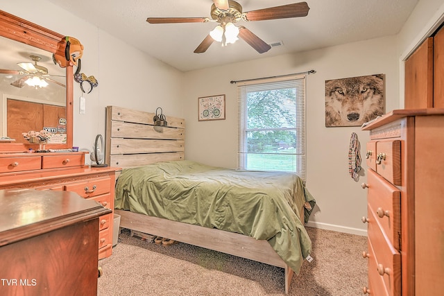 118 Greenmeadow Ln, Jonesborough, TN 37659 - bedroom with light carpet and ceiling fan