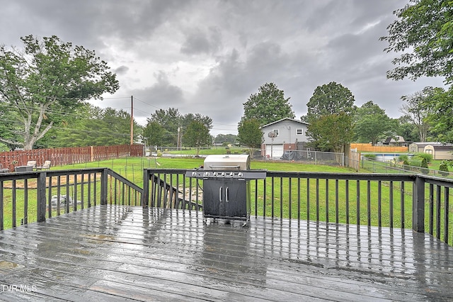 118 Greenmeadow Ln, Jonesborough, TN 37659 - deck with grilling area