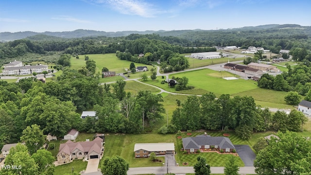 5530 Paramont Rd, Wise, VA 24293 - aerial view of property and surrounding area with nearby suburban area and mountains