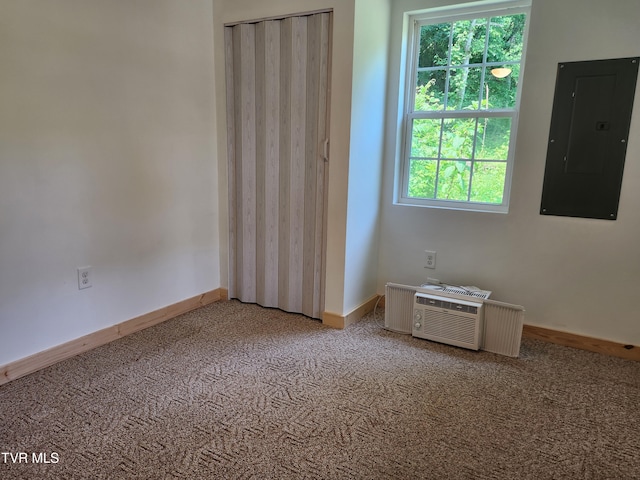 2428 Middle Creek Rd, Afton, TN 37616 - carpeted spare room featuring electric panel, baseboards, and healthy amount of natural light