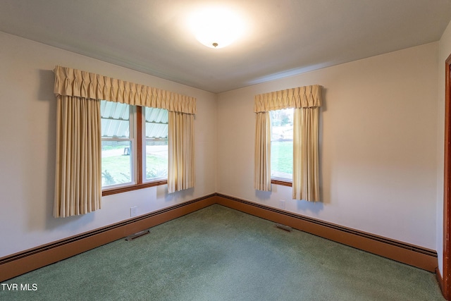 173 Keller Ln, Marion, VA 24354 - carpeted spare room with baseboard heating