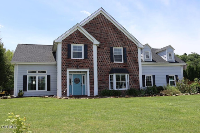 21164 Vances Mill Rd, Abingdon, VA 24211 - view of front of house with a front lawn and brick siding