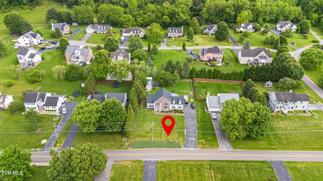 21164 Vances Mill Rd, Abingdon, VA 24211 - aerial perspective of suburban area
