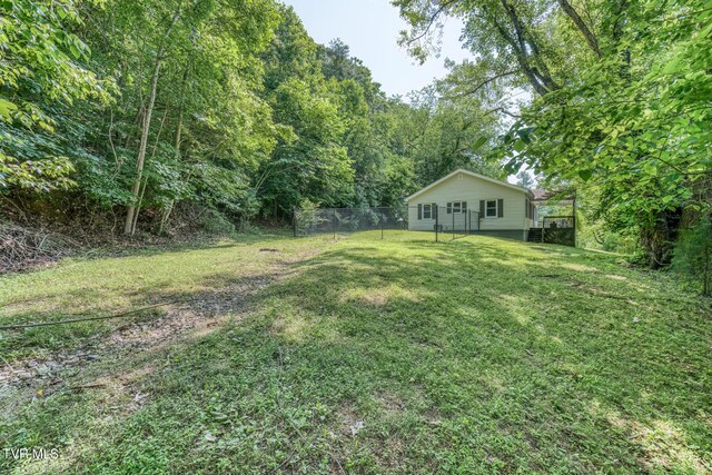 240 Watson Rd, Bristol, TN 37620 - view of yard featuring a forest view and a deck