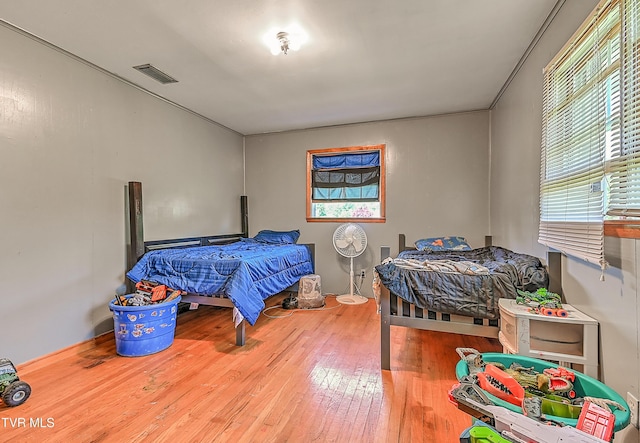 509 9th St, Erwin, TN 37650 - bedroom with hardwood / wood-style flooring and ornamental molding