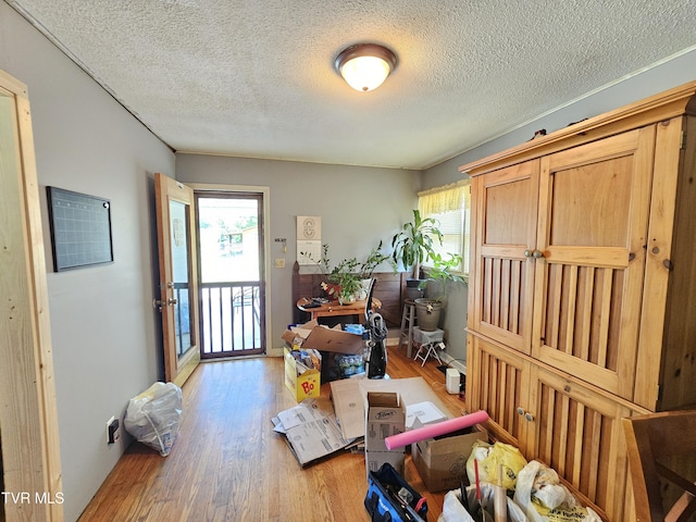 515 Chuckey Pike, Chuckey, TN 37641 - office area with light wood-style floors and a textured ceiling