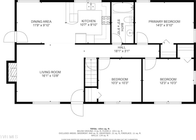 515 Chuckey Pike, Chuckey, TN 37641 - view of property floor plan