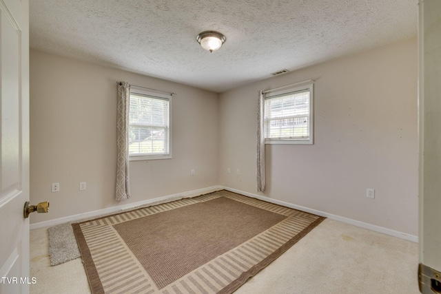 23270 Denton Valley Rd, Abingdon, VA 24211 - carpeted empty room with plenty of natural light, a textured ceiling, and baseboards