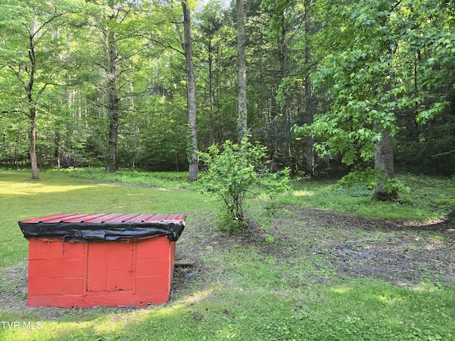 1510 Rock Creek Rd, Erwin, TN 37650 - view of yard featuring a forest view