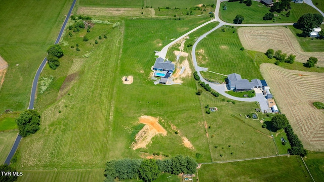 325 Barren Rd, Chuckey, TN 37641 - aerial overview of property's location featuring rural landscape and abundant farmland