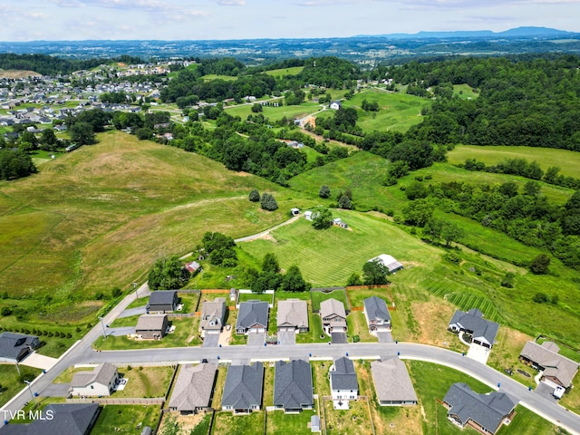 957 Riddle Rdg, Jonesborough, TN 37659 - aerial view of property and surrounding area featuring nearby suburban area