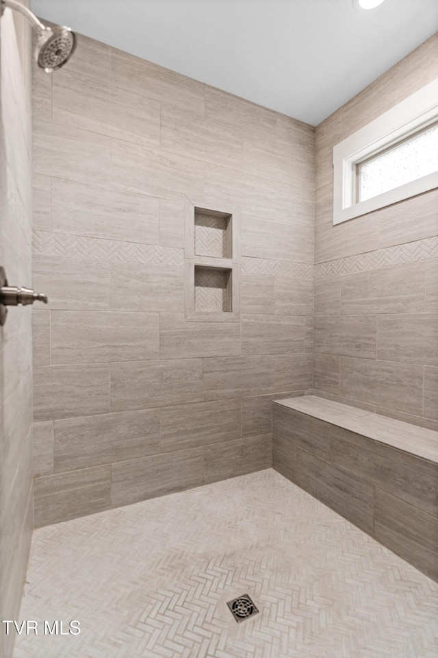 957 Riddle Rdg, Jonesborough, TN 37659 - full bathroom featuring tiled shower and a relaxing sauna
