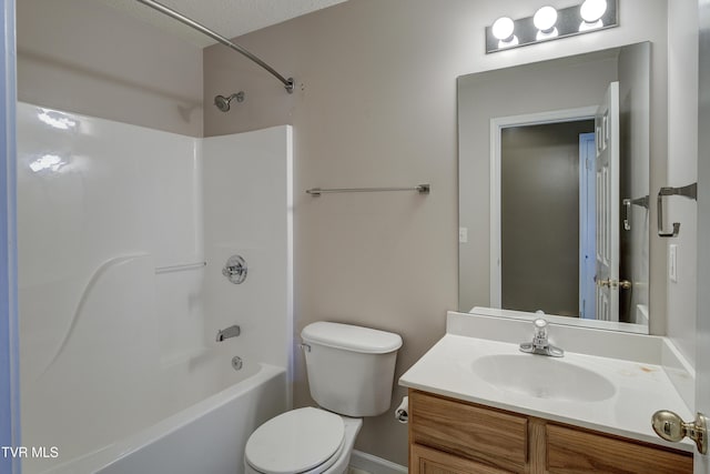 185 Thelma Hannabas Ln, Jonesborough, TN 37659 - full bath with toilet, vanity, and shower / washtub combination