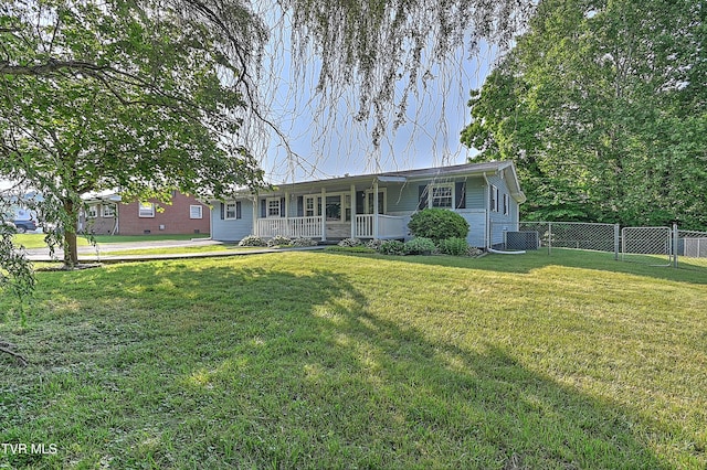 125 Cedar Valley Rd, Bristol, TN 37620 - single story home featuring covered porch and central AC