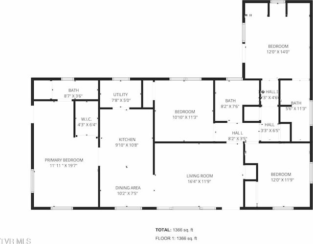 125 Cedar Valley Rd, Bristol, TN 37620 - floor plan / room layout