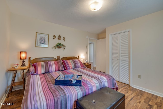 396 High Cir, Bristol, TN 37620 - bedroom with wood finished floors and a closet