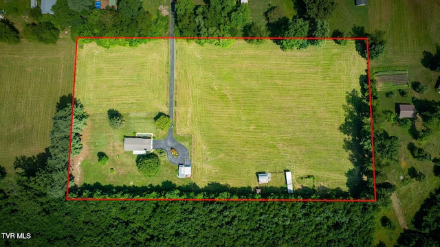396 High Cir, Bristol, TN 37620 - view of rural area featuring property boundaries highlighted