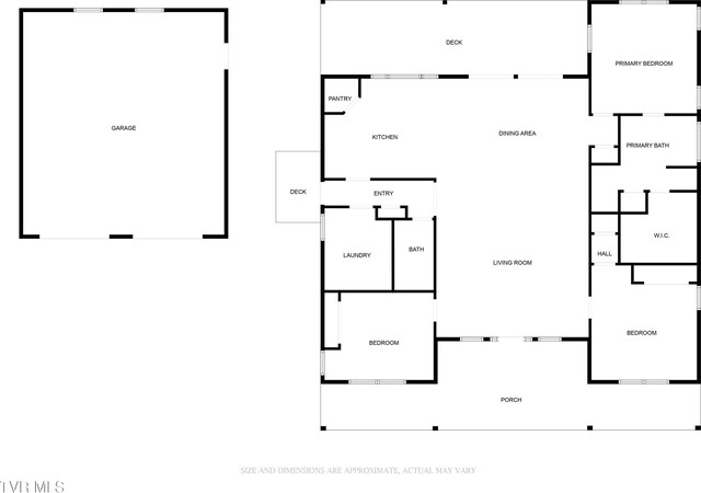271 Laurel Way, Mountain City, TN 37683 - floor plan / room layout