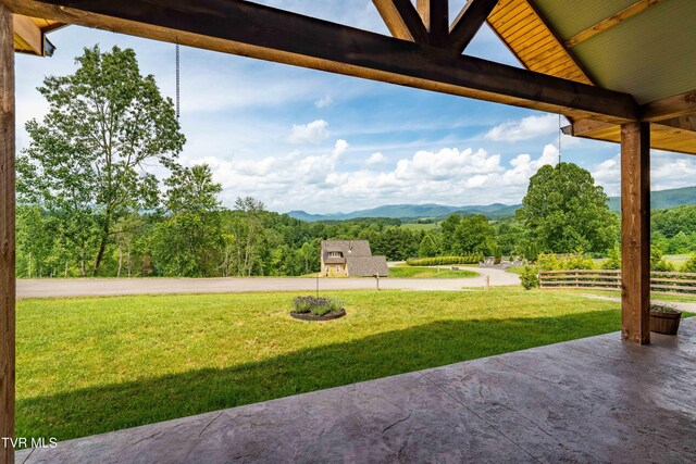 271 Laurel Way, Mountain City, TN 37683 - view of yard featuring a mountain view