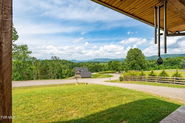 271 Laurel Way, Mountain City, TN 37683 - view of yard featuring a mountain view