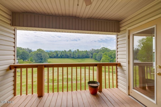 229 Ridgecrest Rd, Jonesborough, TN 37659 - deck featuring a lawn