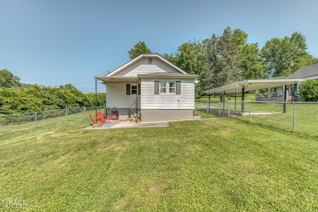 105 Crossway Rd, Bristol, VA 24201 - rear view of house with a patio