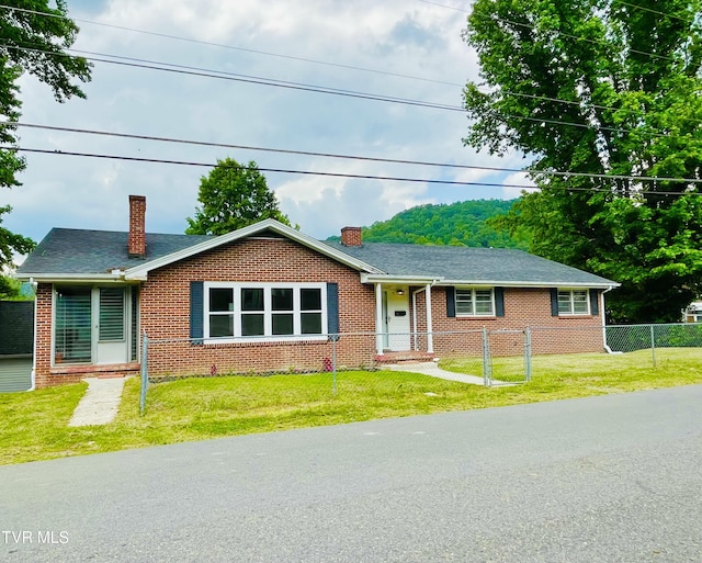 201 Brown St, Appalachia, VA 24216 - single story home with a chimney and brick siding