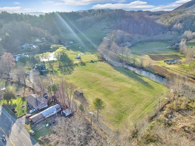 136 Beecher Holtsclaw Rd, Roan Mountain, TN 37687 - aerial view of property's location featuring rural landscape and a nearby body of water