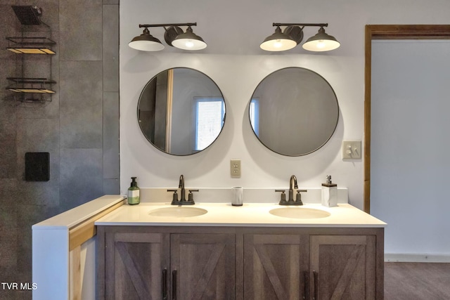 136 Beecher Holtsclaw Rd, Roan Mountain, TN 37687 - bathroom with double vanity