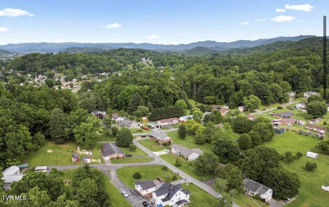 1809 Field Rd, Elizabethton, TN 37643 - view of property location with a heavily wooded area and a mountain backdrop