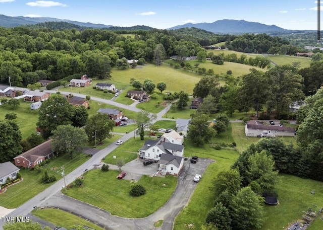 1809 Field Rd, Elizabethton, TN 37643 - aerial view of property's location featuring a mountain backdrop