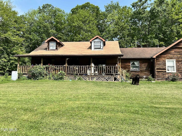 12615 Star Branch Rd, Coeburn, VA 24230 - view of front facade featuring a front lawn and a porch