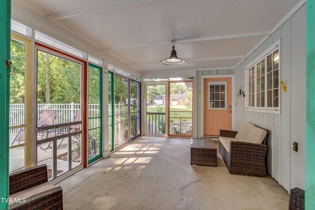 421 High Ridge Rd, Kingsport, TN 37660 - sunroom with plenty of natural light and concrete floors