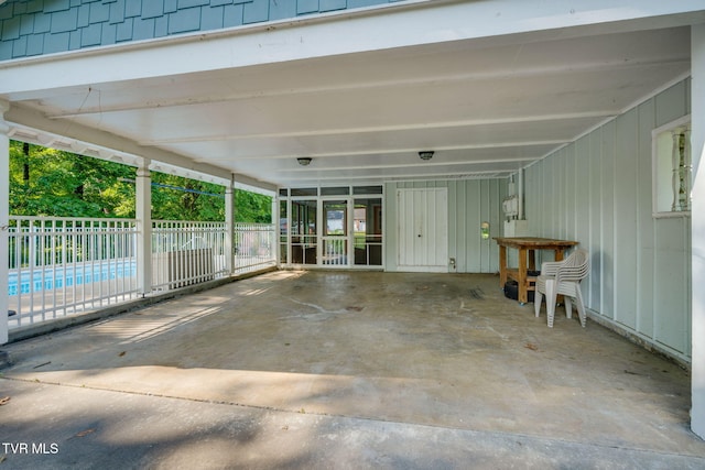 421 High Ridge Rd, Kingsport, TN 37660 - view of patio with an attached carport