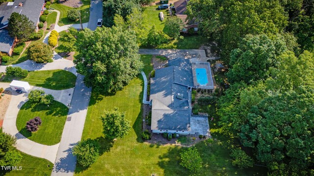 421 High Ridge Rd, Kingsport, TN 37660 - drone / aerial view of a pool